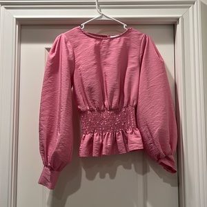 Pink blouse